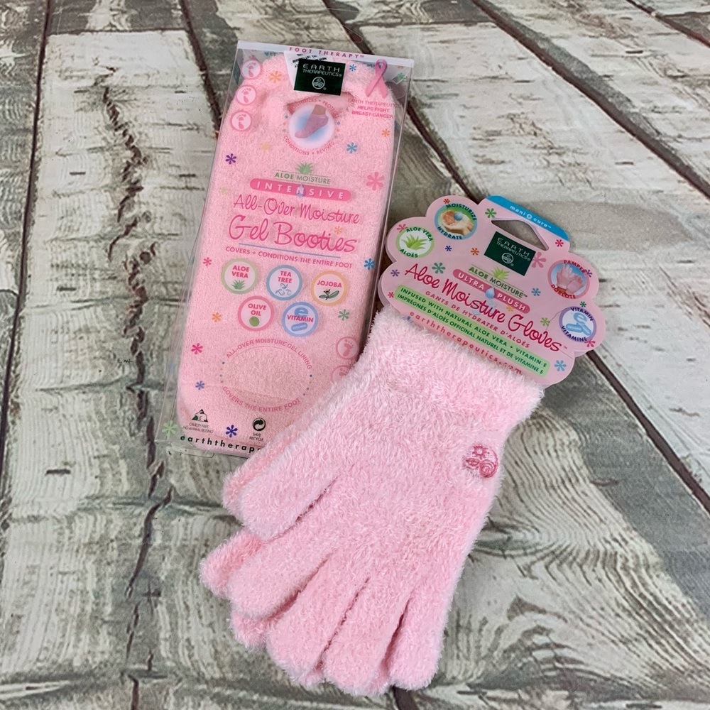 Aloe Moisture Pink Gloves & Moisture Gel Booties